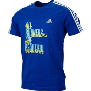 adidas 3-STRIPES TEE Pánské tričko, tmavě modrá, velikost obraz