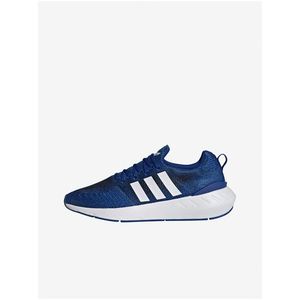 Tmavě modré pánské žíhané boty adidas Originals Swift Run 22 obraz