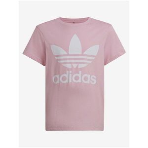 Světle růžové dětské tričko adidas Originals obraz
