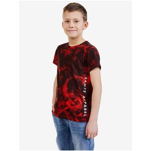 Červené chlapecké vzorované tričko SAM 73 Sylvester obraz