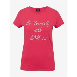 Tmavě růžové dámské tričko SAM 73 Renee obraz