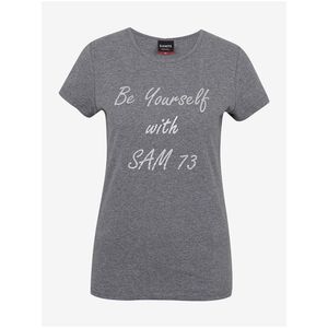 Šedé dámské tričko SAM 73 Renee obraz