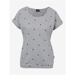 Světle šedé dámské vzorované tričko SAM 73 Roxanne obraz