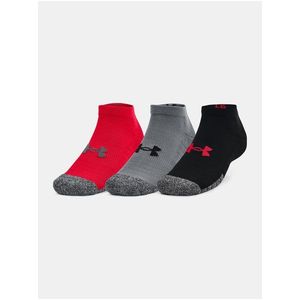 Ponožky Under Armour UA Heatgear Low Cut 3pk - červená obraz