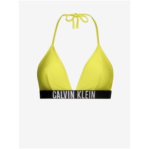 Žlutý dámský vrchní díl plavek Calvin Klein Underwear obraz