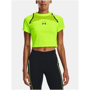 Neonově zelené dámské sportovní tričko Under Armour UA Run Anywhere obraz