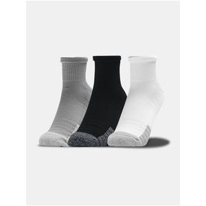 Ponožky Under Armour UA Heatgear Quarter 3pk-GRY obraz