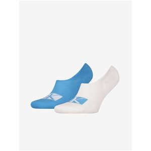 Sada dvou párů pánských ponožek v bílé a modré barvě Calvin Klein Jeans obraz