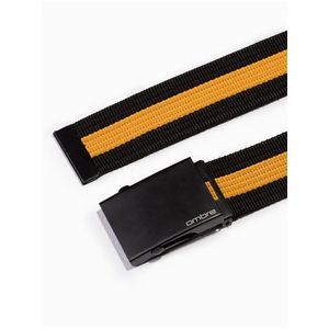 Černo-hořčicový pánský pásek Ombre Clothing obraz