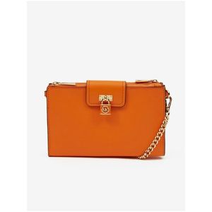 Oranžová dámská kožená crossbody kabelka Michael Kors Ruby obraz