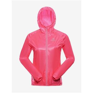Dámská ultralehká bunda s impregnací ALPINE PRO BIKA růžová obraz