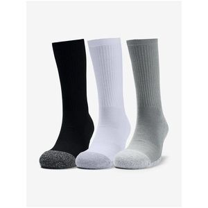 Sada tří párů šedých ponožek Heatgear Under Armour obraz