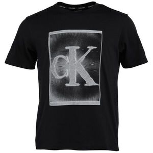 Calvin Klein S/S T-SHIRT Černá S - Pánské tričko obraz