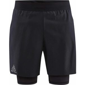 Craft PRO TRAIL 2IN1 SHORTS M Pánské běžecké šortky, černá, velikost obraz