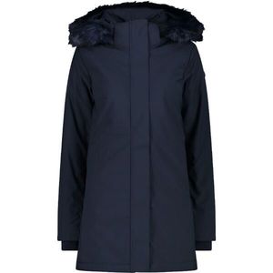 CMP WOMAN COAT ZIP HOOD Dámský softshellový kabát, tmavě modrá, velikost obraz