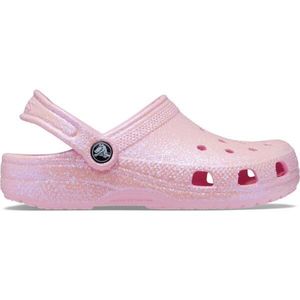 Crocs CLASSIC GLITTER CLOG K Dětské nazouváky, růžová, velikost 28/29 obraz