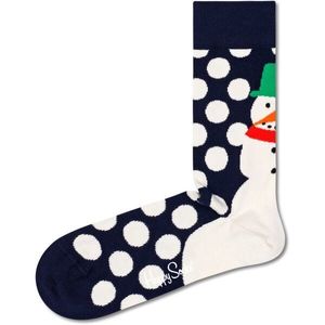 HAPPY SOCKS JUMBO SNOWMAN Klasické ponožky, tmavě modrá, velikost obraz