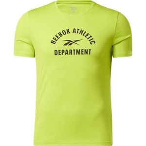 Reebok ID TRAIN GRAPHIC SS TEE Pánské tričko, žlutá, velikost obraz