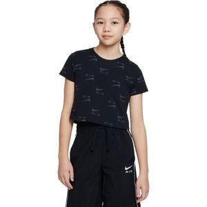 Nike SPORTSWEAR AIR Dívčí tričko, černá, velikost obraz