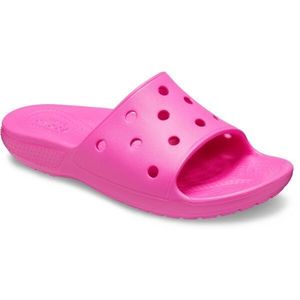 Crocs CLASSIC CROCS SLIDE K Dětské pantofle, růžová, velikost 33/34 obraz