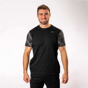 Kappa LOGO ETRO Pánské triko, černá, velikost obraz