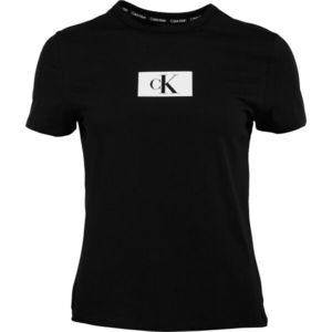 Calvin Klein ´96 LOUNGE-S/S CREW NECK Dámské tričko, černá, velikost obraz