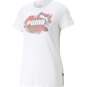 Puma ESSENTIALS+ FLOWER POWER TEE Dámské triko, bílá, velikost obraz