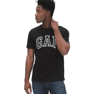GAP BASIC ARCH Pánské tričko, černá, velikost obraz
