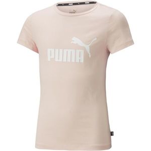 Puma ESSENTIALS LOGO TEE Dívčí triko, růžová, veľkosť 116 obraz