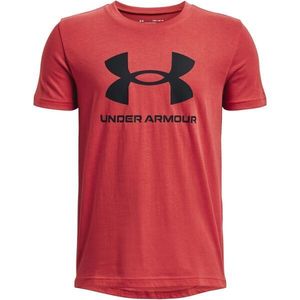 Under Armour SPORTSTYLE LOGO Chlapecké triko, červená, velikost obraz