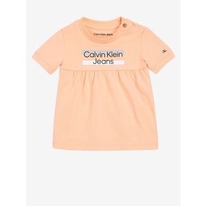 Calvin Klein Jeans Šaty dětské Oranžová obraz