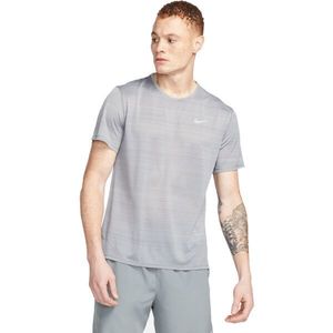 Nike DRI-FIT MILER Pánské tričko, šedá, velikost obraz