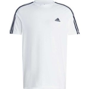 adidas 3-STRIPES TEE Pánské tričko, bílá, velikost obraz