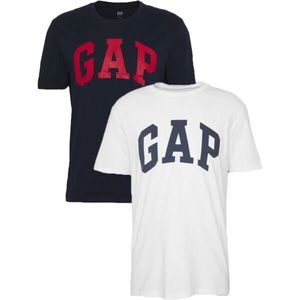 GAP BASIC ARCH 2 PACK Pánské tričko, černá, velikost obraz