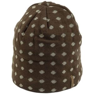 Finmark WINTER HAT Zimní pletená čepice, hnědá, velikost obraz