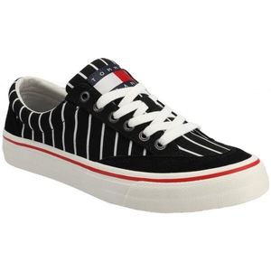 Tommy Hilfiger TOMMY JEANS SKATE CANVAS STRIPES Pánská volnočasová obuv, černá, velikost obraz