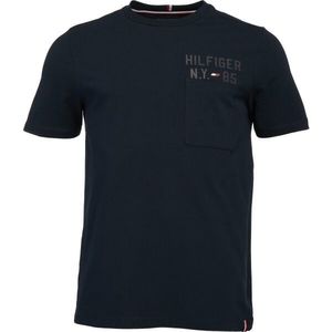 Tommy Hilfiger GRAPHIC S/S TEE Pánské tričko, tmavě modrá, velikost obraz