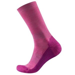 Devold MULTI MERINO MEDIUM SOCK Dámské ponožky, růžová, velikost 35-37 obraz