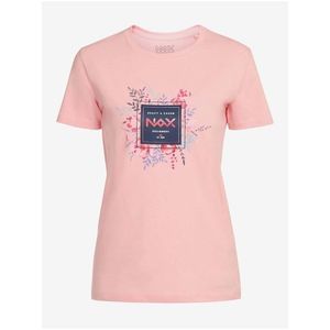 Růžové dámské tričko NAX SEDOLA obraz