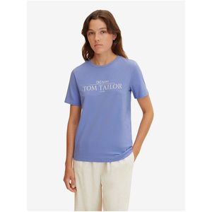 Světle fialové dámské tričko Tom Tailor Denim obraz