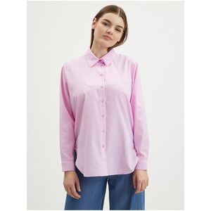 Růžová dámská pruhovaná košile JDY Ella obraz
