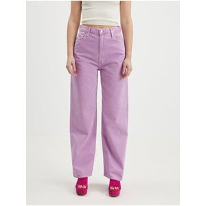 Světle fialové dámské široké džíny Calvin Klein Jeans obraz