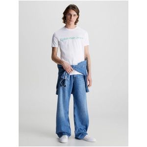 Bílé pánské tričko Calvin Klein Jeans obraz