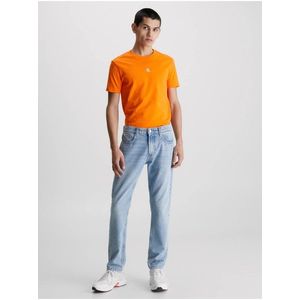 Oranžové pánské tričko Calvin Klein Jeans obraz