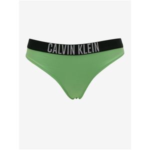 Zelený dámský spodní díl plavek Calvin Klein Underwear Intense Power obraz