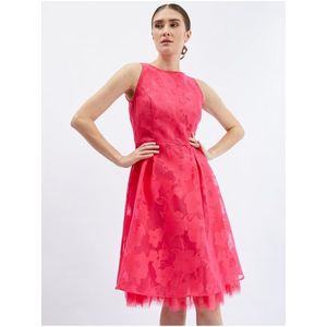 Tmavě růžové dámské šaty s ozdobným detailem ORSAY obraz