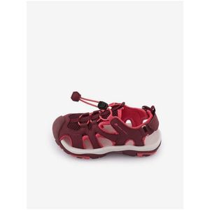 Vínové holčičí sportovní sandály ALPINE PRO Lamego obraz