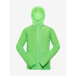 Pánská ultralehká bunda s impregnací ALPINE PRO BIK zelená obraz
