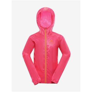 Dětská ultralehká bunda s impregnací ALPINE PRO BIKO růžová obraz