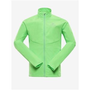 Pánská softshellová bunda s membránou ALPINE PRO MULT zelená obraz